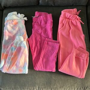 Bundle of girls size 4 sweatpants